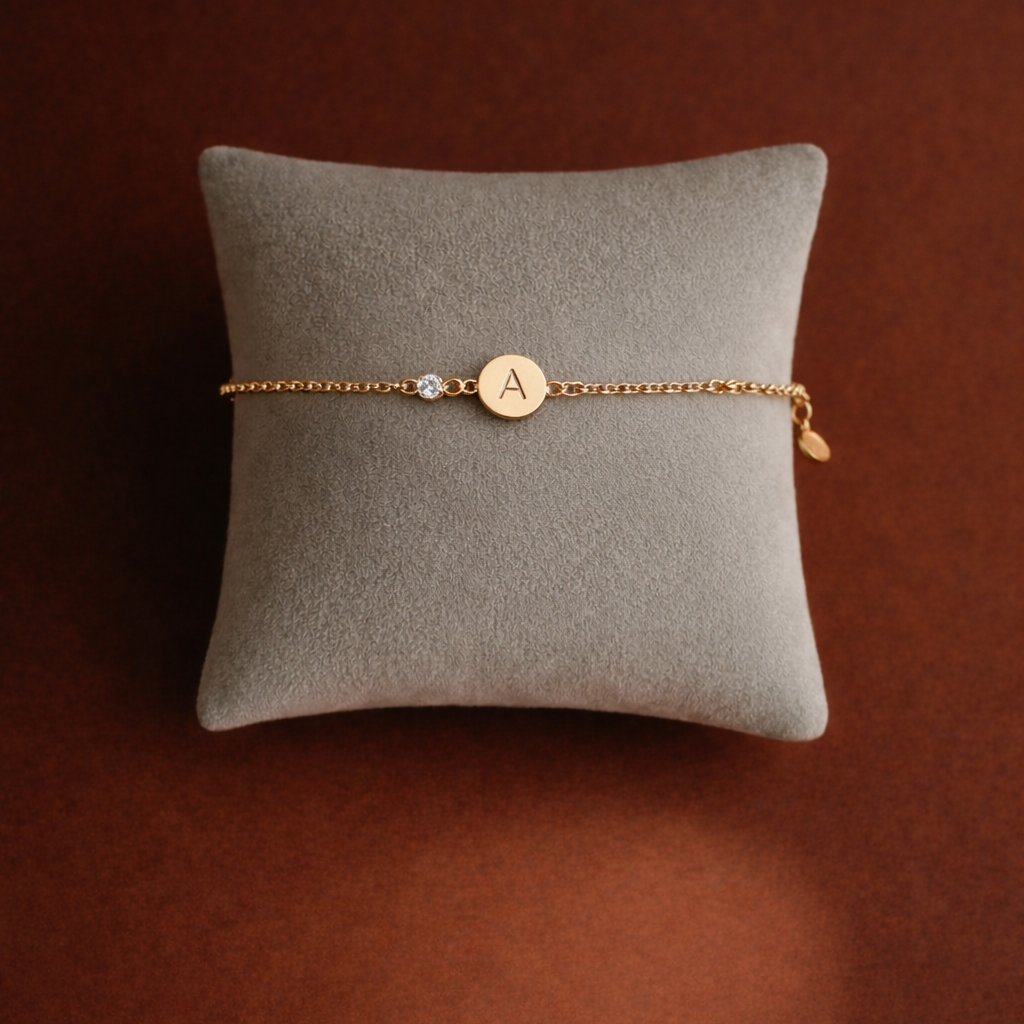 Minimal initial bracelet