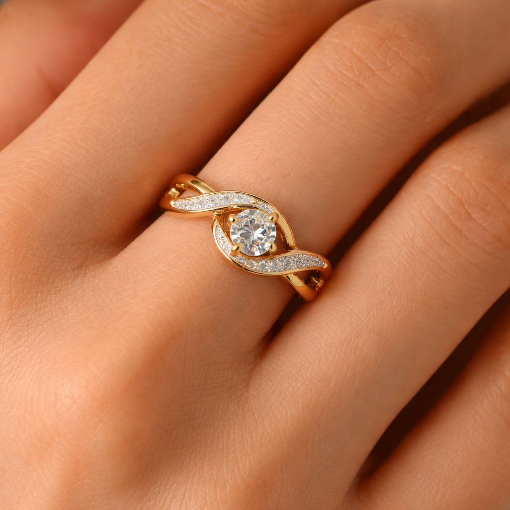 Eternal Twist Diamond Ring