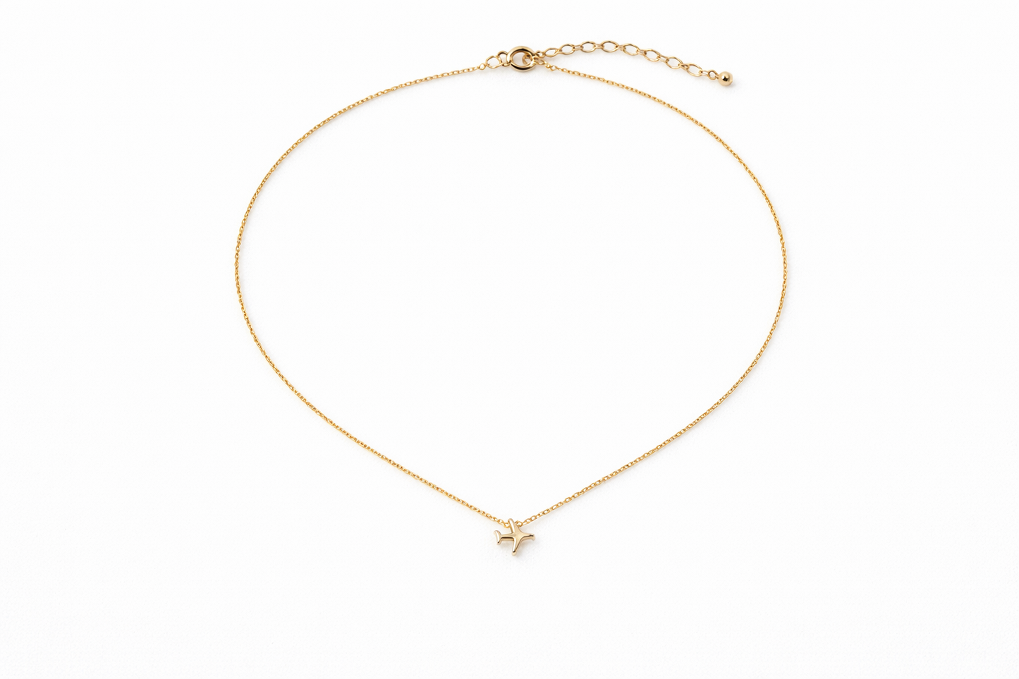 Plane necklace