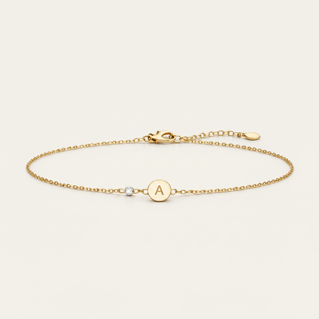 Minimal initial bracelet