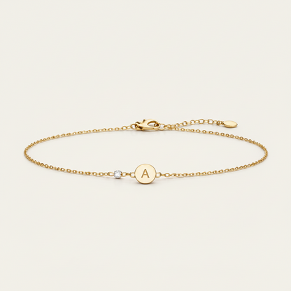 Minimal initial bracelet