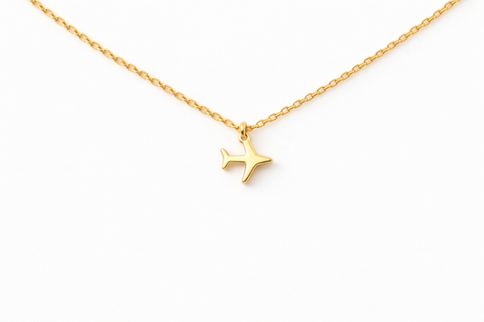 Plane necklace