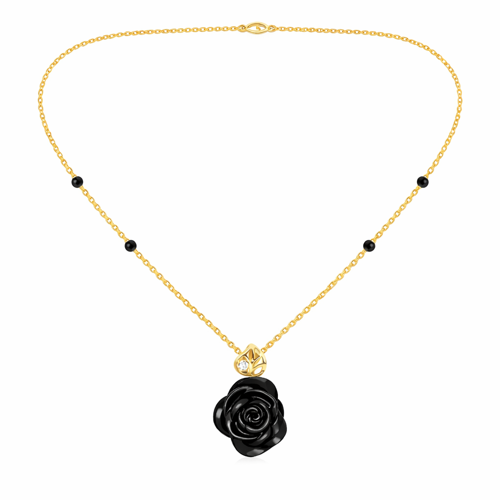 Rose Pendant Mangalsutra
