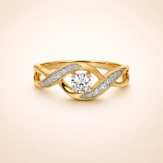 Eternal Twist Diamond Ring