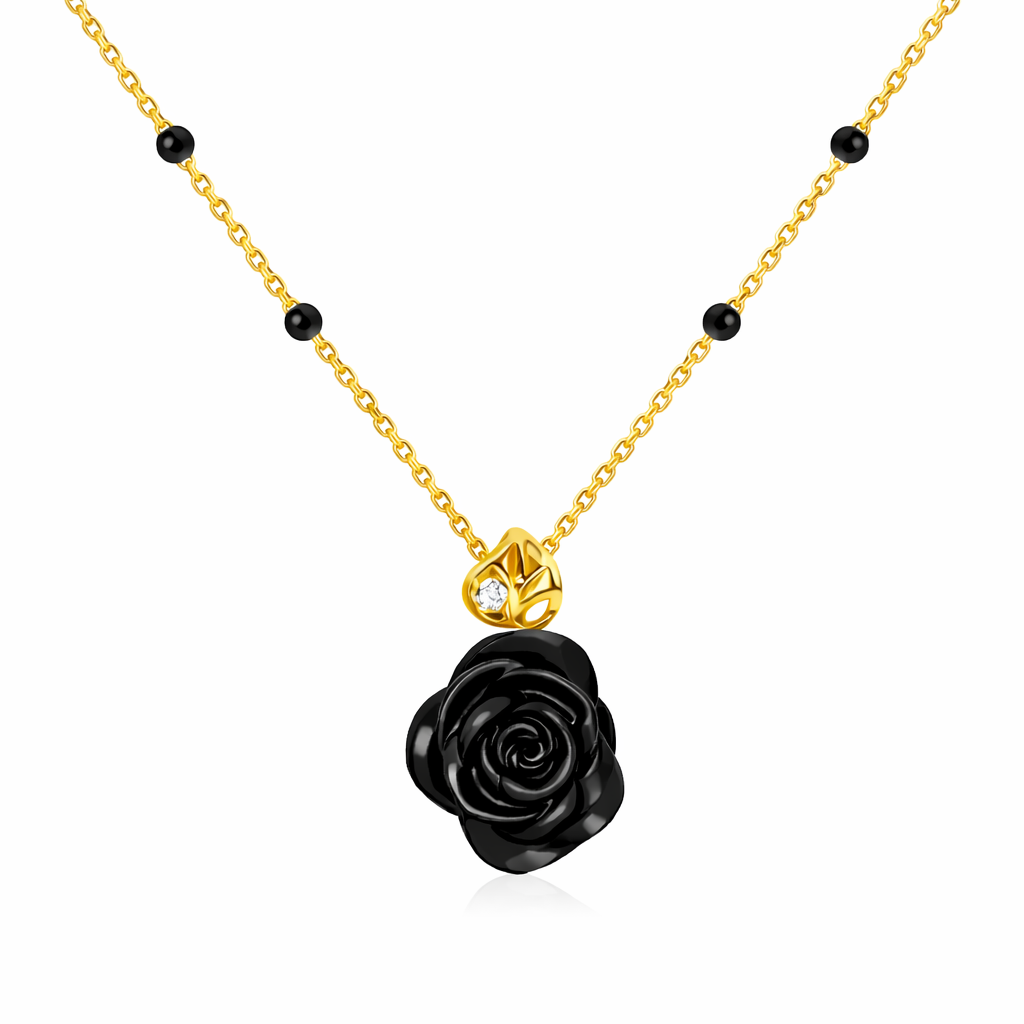 Rose Pendant Mangalsutra