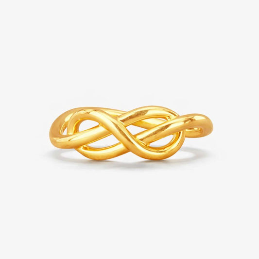Infinity Knot Gold Ring